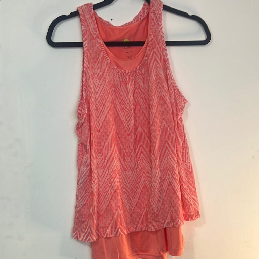 Women's Coral Patterned Tank Top